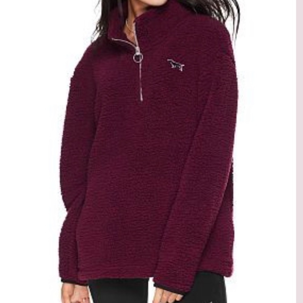 Victoria Secret Sherpa Pullover Jacket